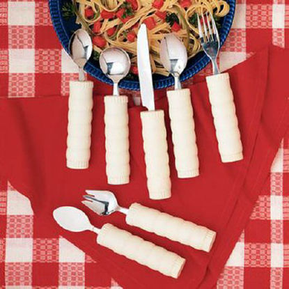 Picture of Fork Sammons Preston® Adjustable White Stainless Steel / Plastic Coated110103