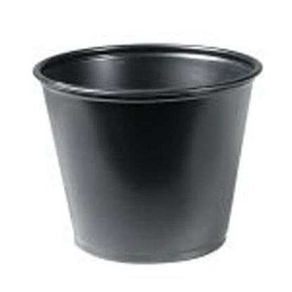 Picture of Souffle Cup Solo® 5.5 oz. Black Plastic DisposableP550BLK