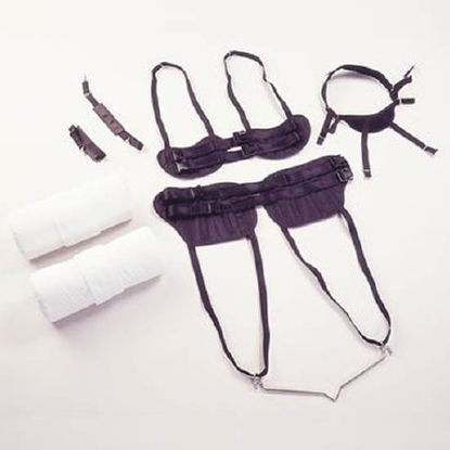 Picture of Offset Spoon Easy-Hold Angled / Right Handed White Stainless Steel / Polypropylene1440