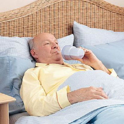 Picture of Spillproof Drinking Mug Kennedy™ 7 oz. White Plastic Reusable1249