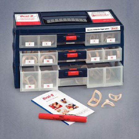 Picture of Finger Splint Kit Oval-8® Adult Assorted Sizes Pull-On Left Hand Transparent927279