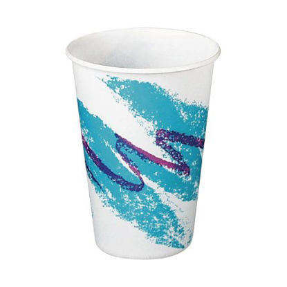 Picture of Drinking Cup Solo® 10 oz. Jazz® Print Styrofoam DisposableX10N-00055