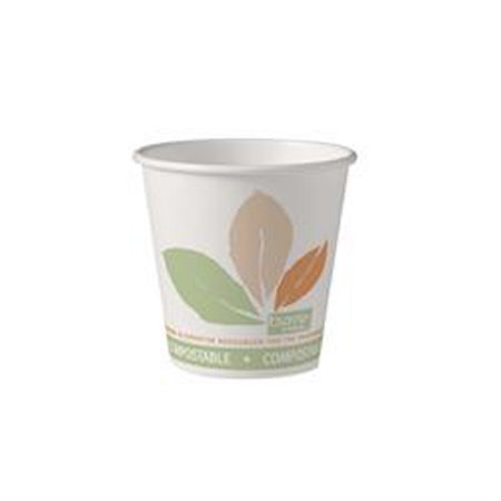 Picture of Drinking Cup Bare® Eco-Forward® 10 oz. Leaf Print Paper Disposable410PLA-J7234