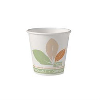 Picture of Drinking Cup Bare® Eco-Forward® 10 oz. Leaf Print Paper Disposable410PLA-J7234