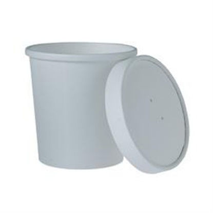 Picture of Food Container Flexstyle® White Single Use Paper 2-/19 X 3-1/9 X 3-1/9 InchKHB16A-2050