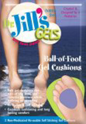 Picture of Dr. Jill's Gels Metatarsal Foot Pad Self-Adhesive One Size Fits Most Gel Blue1037REG GEL BALL-O-FT
