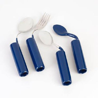 Picture of Soup Spoon Bendable Black Stainless Steel / Plastic557105