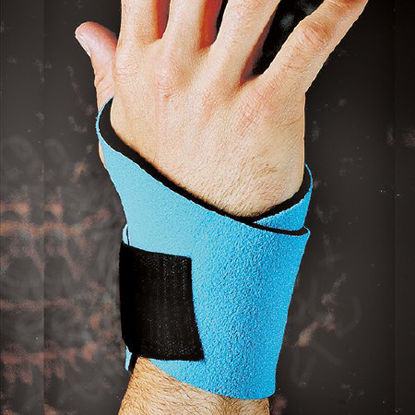 Picture of Wrist Support Wraparound Neoprene / Nylon Left or Right Hand Blue One Size Fits Most9017 BLU UN