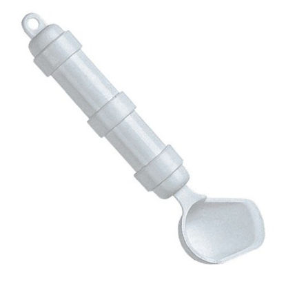 Picture of Spoon Angled / Right Handed White Plastic746460001