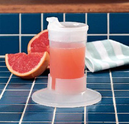 Picture of Graduated ADL Feeding Cup 8 oz. Translucent Polypropylene Reusable1254