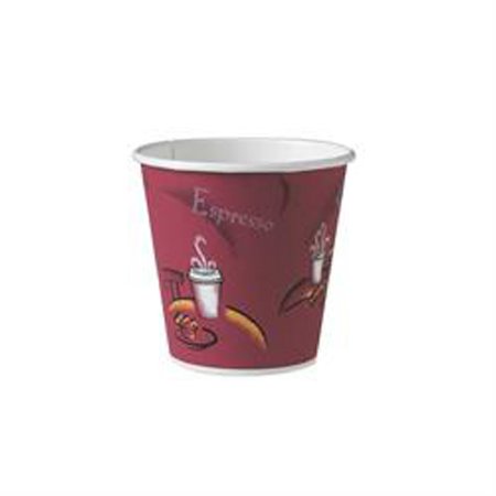 Picture of Drinking Cup Solo® 10 oz. Bistro™ Print Paper Disposable410SI-0041