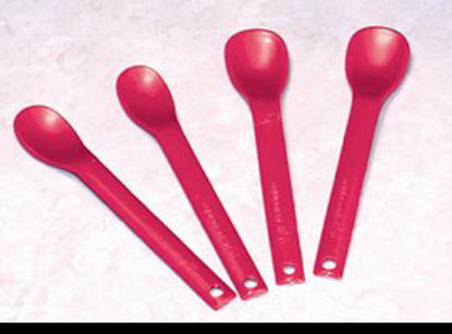 Picture of Spoon Maroon Spoon by Equipment Shop Long Handle / Shallow Bowl Maroon Plastic80178