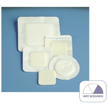 Picture of Foam Dressing Polyderm™ Border 6 X 6 Inch Square Non-Adhesive with Border Sterile46-916
