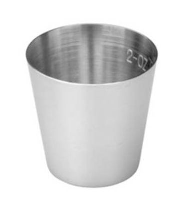Picture of Graduated Medicine Cup Polar Ware 2 oz. Silver Stainless Steel Reusable98SSP3-2