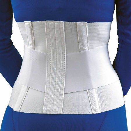 Picture of Lumbar Sacral Support with Overlapping Abdominal Belt FLA Orthopedics® One Size Fits Most Hook and Loop Strap Closure 33 to 48 Inch Waist Circumference 10 Inch Adult31-208UNSTD