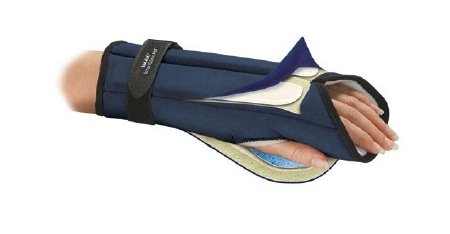 Picture of Night Wrist Splint IMAK® RSI SmartGlove® PM Cotton / Foam Left or Right Hand Black / Blue One Size Fits MostA10111