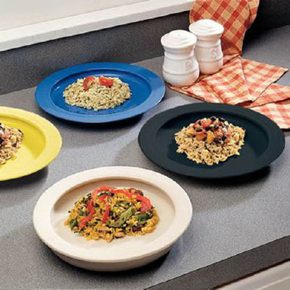 Picture of Plate Blue Reusable Polypropylene 9 Inch Diameter1426