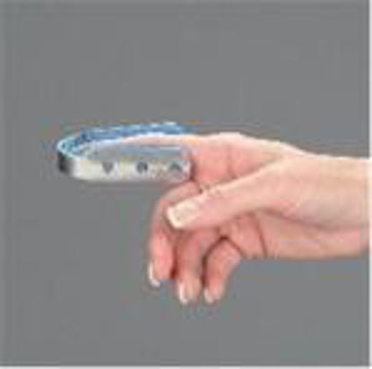 Picture of Finger Splint DeRoyal® Adult Medium Without Fastening Left or Right Hand Silver12202