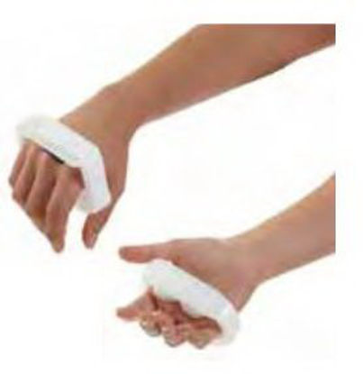 Picture of Hand Splint Breg® Galveston Metacarpal HDPE / Nylon / Polypropylene Left or Right Hand White Large102235
