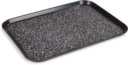 Picture of TRAY, CAFETERIA NON-SKID BLK MARBLE 14"X18" (12/CS)C1418NSM03