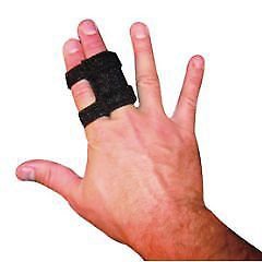 Picture of Finger Splint DigiWrap™ Adult Assorted Sizes Hook and Loop Strap Closure Black10327