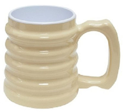 Picture of Drinking Mug 10 oz. Beige Plastic Reusable60-1071
