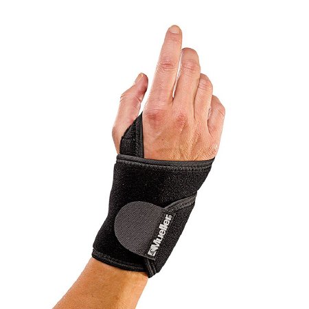 Picture of Wrist Support Mueller® Wraparound Neoprene Left or Right Hand Black One Size Fits Most6290