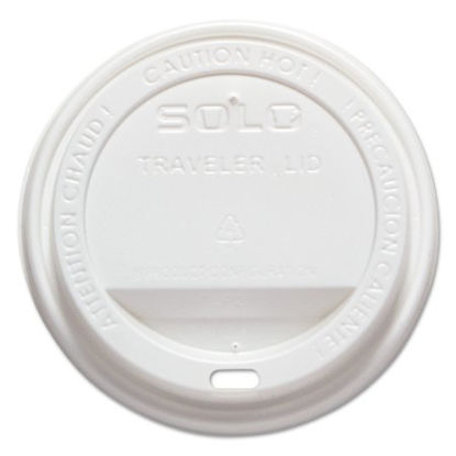 Picture of Drinking Cup Lid Dart® Travel Style Dome Lid, 16 oz. White, PlasticSCCTLP316