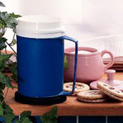 Picture of Drinking Mug 12 oz. Blue Plastic Reusable081601400