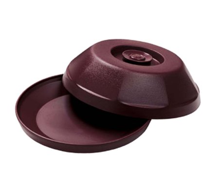 Picture of Insulated Dome Dinex® Cranberry Red Reusable Plastic Fits 9 Inch BaseDX440061