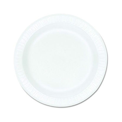 Picture of Compartment Plate Dart® Concorde® White Single Use Non-Laminated Foam 9 Inch Diameter9PWCR / 9PWC