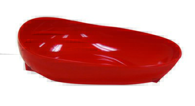 Picture of Non-Skid Scoop Dish FabLife Red Reusable Plastic 7-1/4 Inch Diameter62-0141
