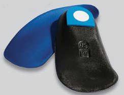 Picture of Freedom® High Impact Accommodator™ Shoe Insert Size 4 Polymer Black / Blue Male 9 to 10-1/2 / Female 106494