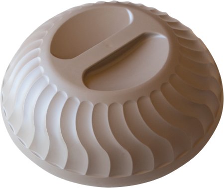 Picture of Insulated Dome Dinex® Latte Single Use Urethane Foam 10 Inch DiameterDX340031