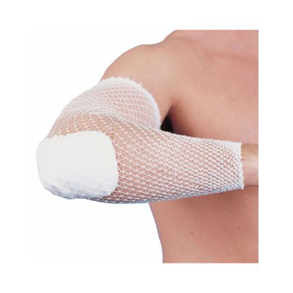 Picture of Elastic Net Retainer Dressing Stretch Net™ Tubular Elastic 25 Yard Size 5 White Calf / Thigh NonSterile55007305