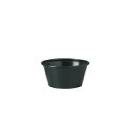 Picture of Souffle Cup Solo® 1.5 oz. Black Plastic DisposableP150BLK