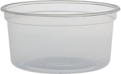 Picture of Food Container Solo® Clear Single Use Plastic 2-1/3 X 4-1/7 InchMN12-0100