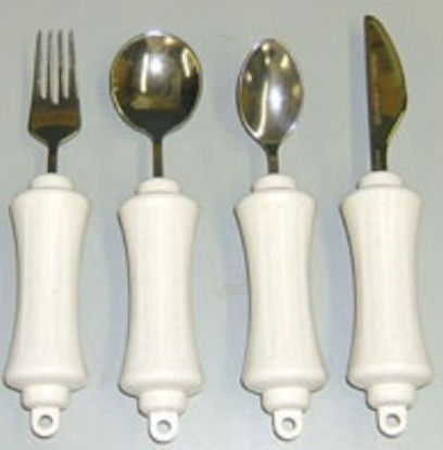 Picture of Knife Maddadapt™ II Built Up Handle White Stainless Steel746200012