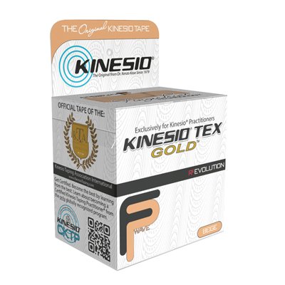 Picture of Kinesiology Tape Kinesio® Tex Gold™ FP Water Resistant Cotton 2 Inch X 5-1/2 Yard Beige NonSterile24-4870-6
