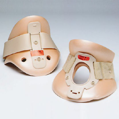 Picture of Rigid Cervical Collar Ossur® Philadelphia® Preformed Adult Small Two-Piece / Trachea Opening 4-1/4 Inch Height 10 to 13 Inch Neck CircumferencePHP-T4S