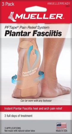 Picture of Plantar Fasciitis Tape Mueller® PFTape® Rayon / Adhesive Tan NonSterile6327