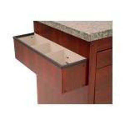 Picture of Drinking Cup and Straw Holder Harloff Cherry MahoganyWV-2359-CM