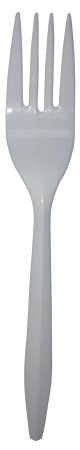 Picture of Fork Empress Medium Weight White PlasticE175001