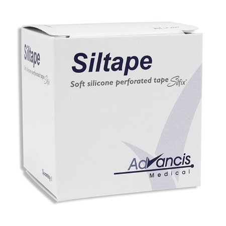 Picture of Medical Tape Siltape® Skin Friendly Silicone 3/4 Inch X 3 Yard White NonSterileCR3938
