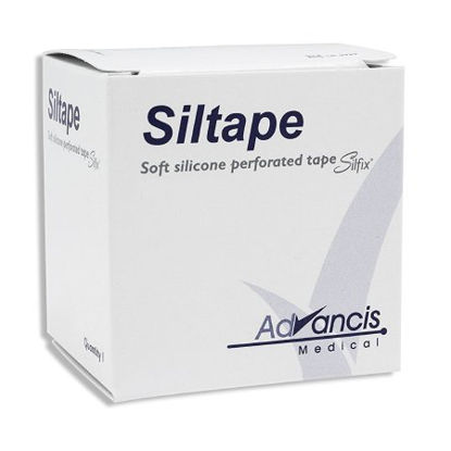 Picture of Medical Tape Siltape® Skin Friendly Silicone 3/4 Inch X 3 Yard White NonSterileCR3938