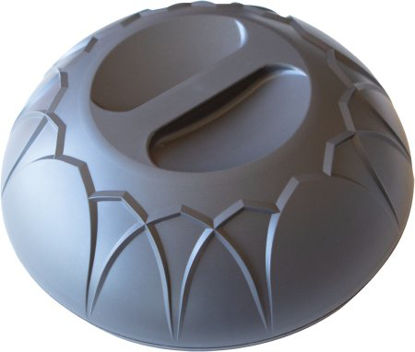 Picture of Insulated Dome Dinex® Fenwick Graphite Gray Urethane Foam 10 Inch DiameterDX540044