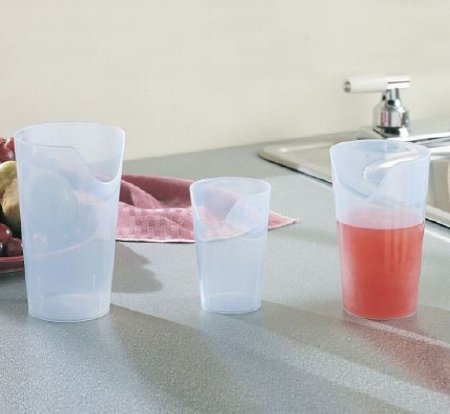 Picture of ADL Dysphagia Cup Nosey Cup 12 oz. Clear Plastic Reusable1146