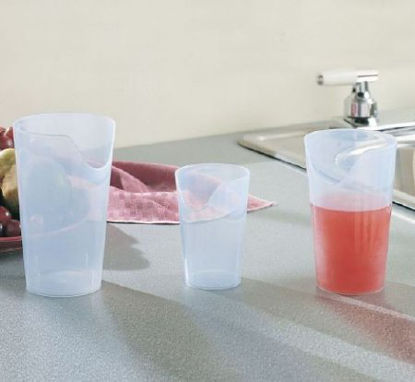 Picture of ADL Dysphagia Cup Nosey Cup 12 oz. Clear Plastic Reusable1146