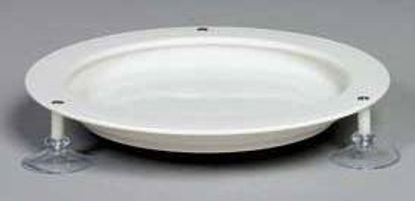 Picture of Plate with Suction Cups Inner Lip™ Sandstone Reusable Plastic 9 Inch Diameter80520