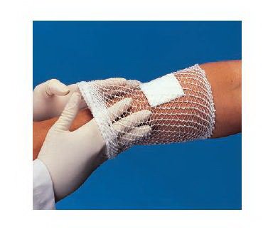 Picture of Elastic Net Retainer Dressing Surgilast® Tubular Elastic 25 Yard Size 22 White NonSterileGL2522